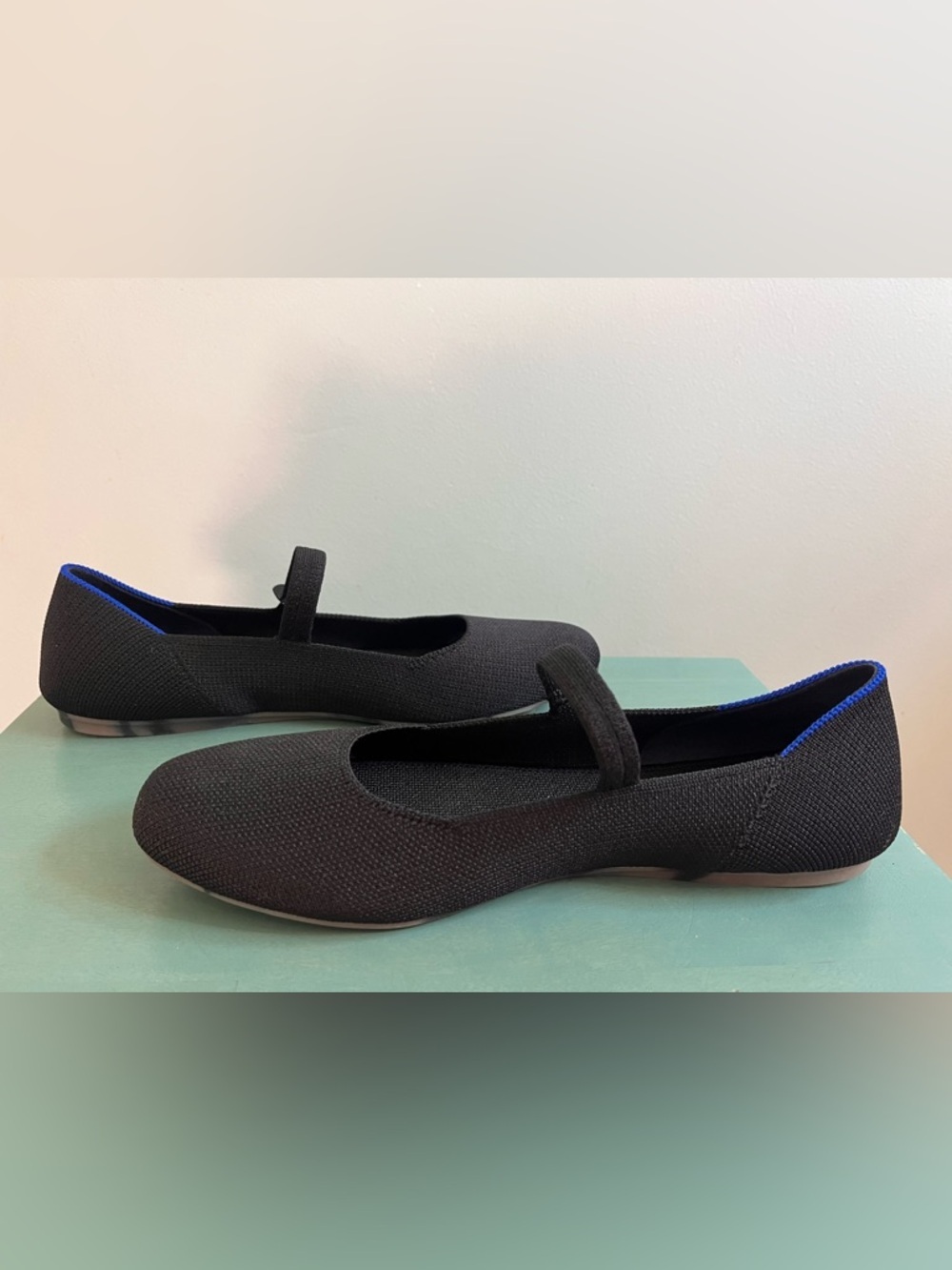 Rothy’s EUC women’s 8.5 The Square Black Mary Jane Flats - Picture 7 of 13